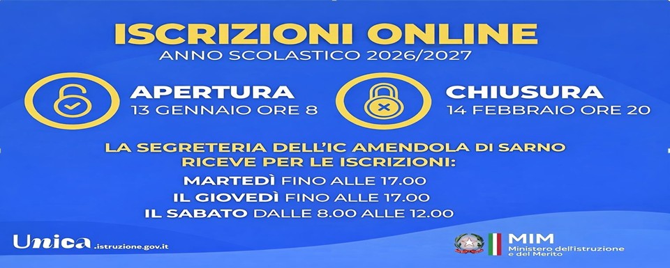 ISCRIZIONI ONLINE